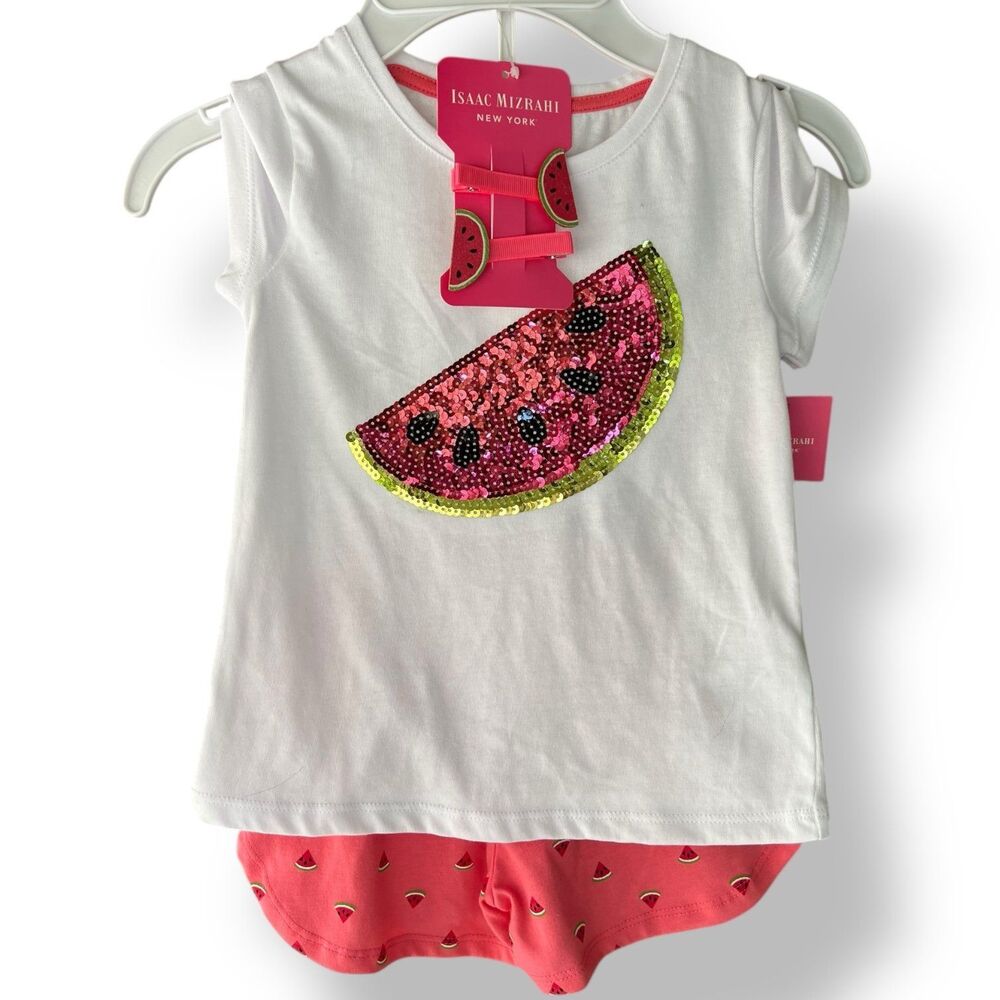 NWT Isaac Mizrahi Girls 3-Piece Summer Outfit Kids Size 4 - Picture 8 of 12